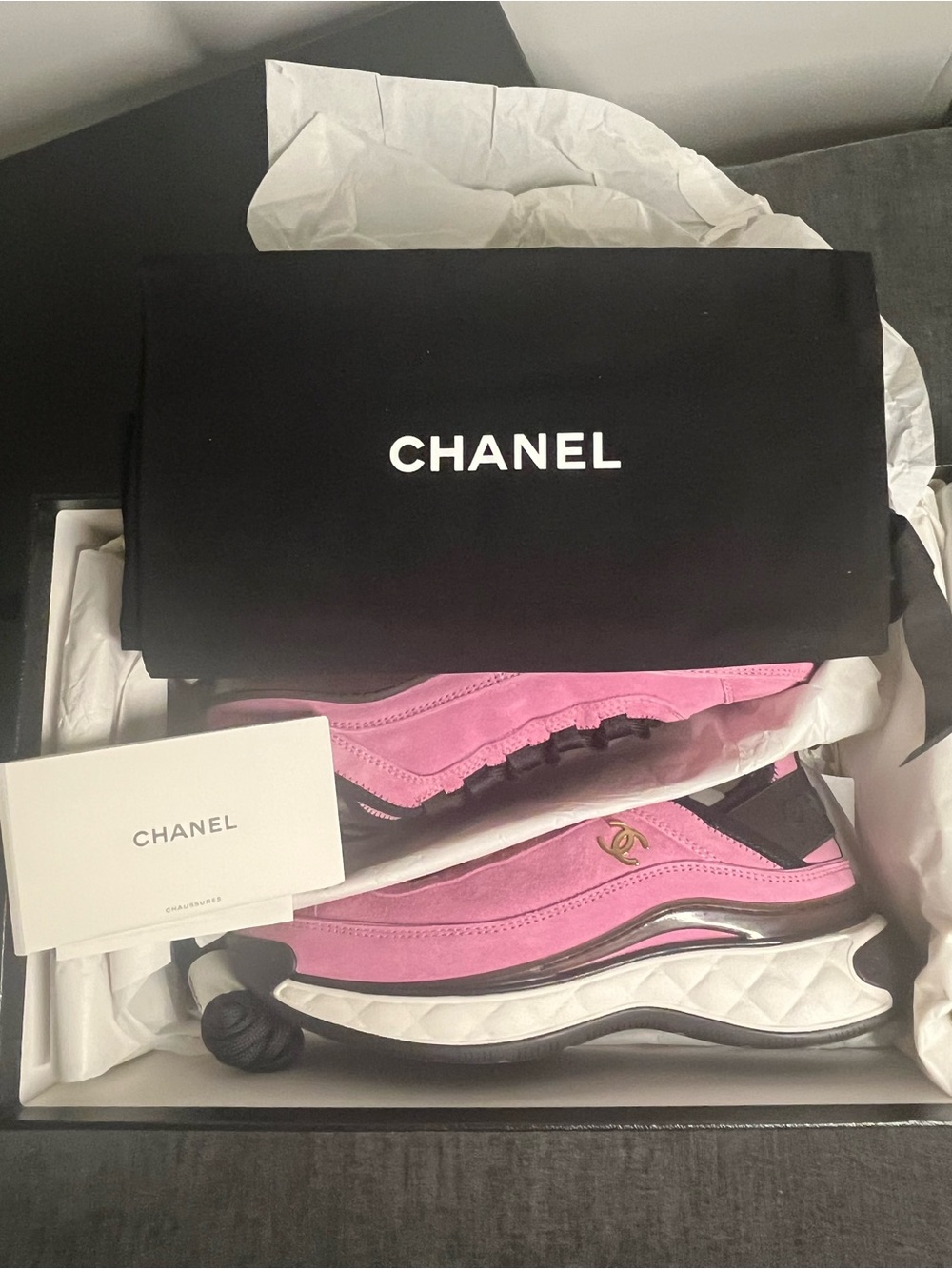 Authentic Chanel women’s sneakers size 36.5